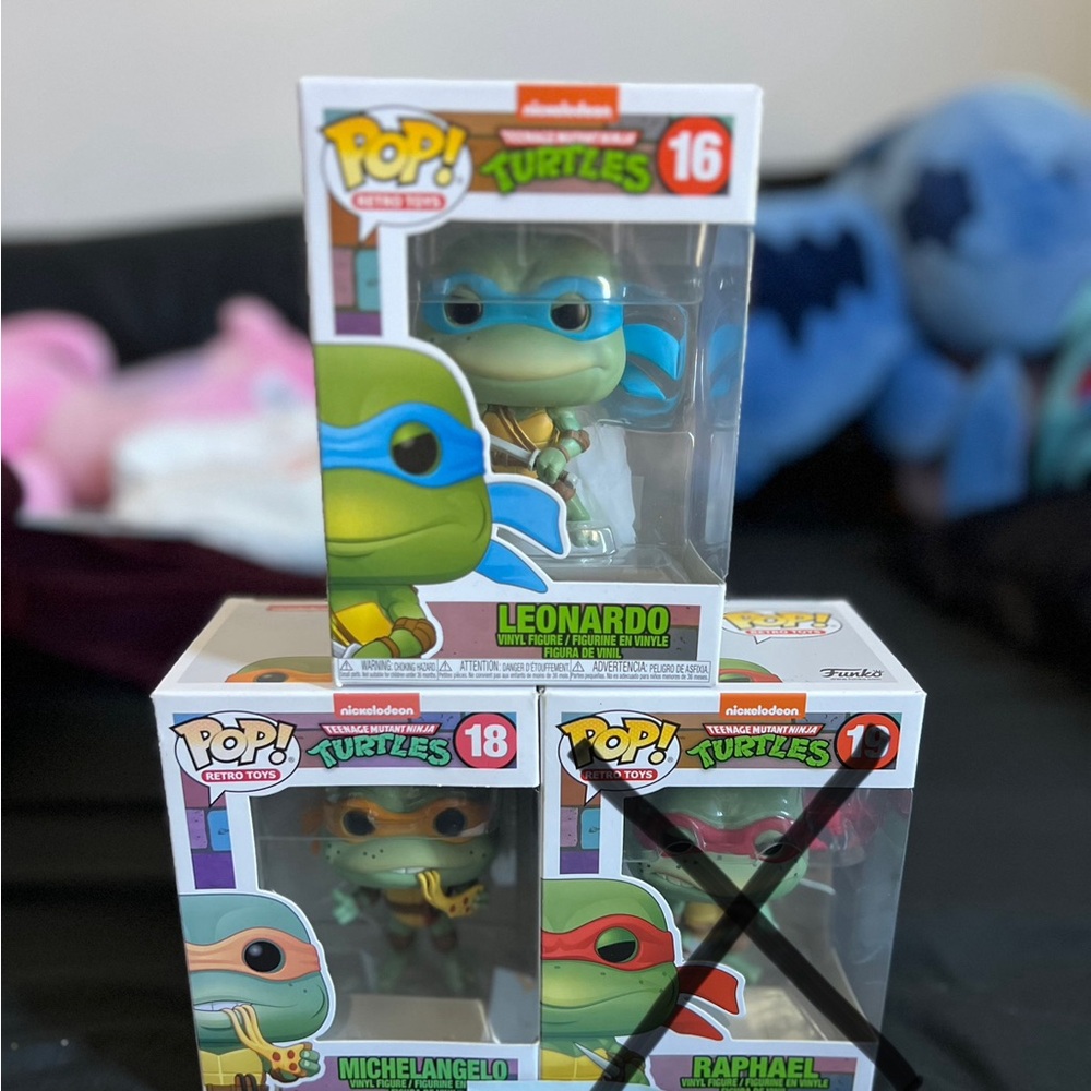 Teenage Mutant Ninja Turtles Funko Pop Set
